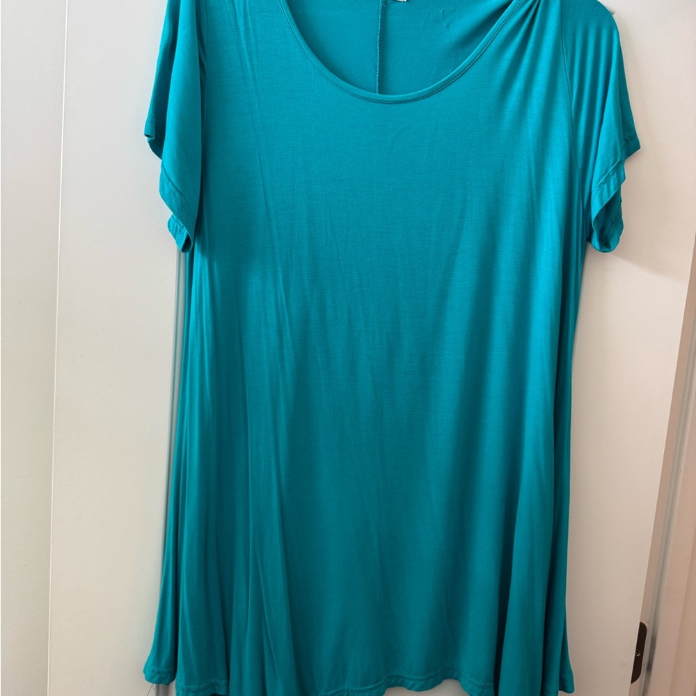 3/$10 Plus Size Teal Women's Top